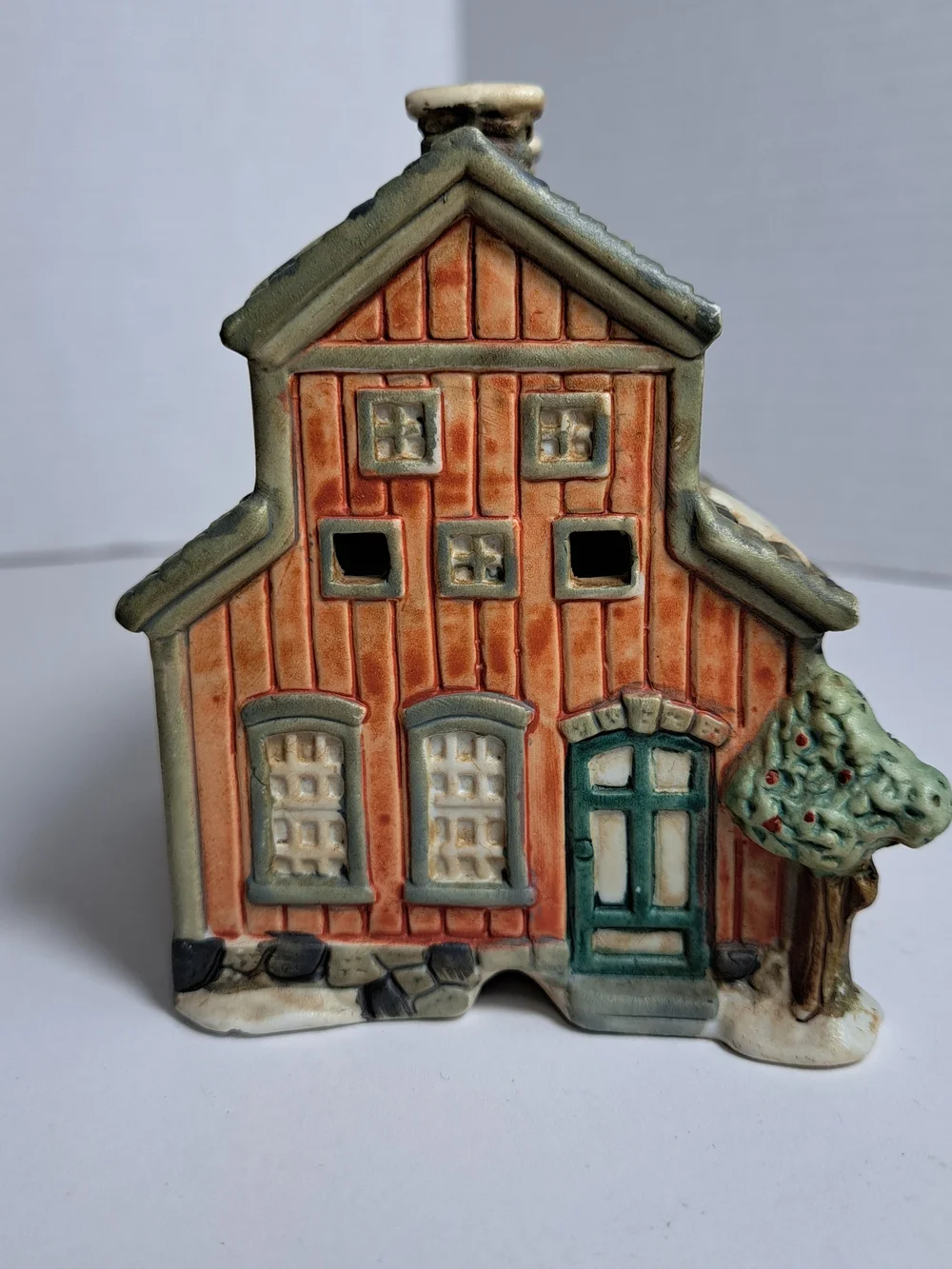 Lot of 2 Dickens Christmas Buildings, 1995 School House & 1990's Village House